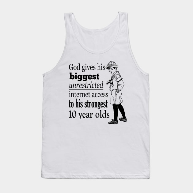 Biggest unrestricted internet access Tank Top by giovanniiiii